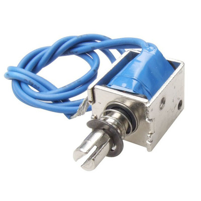 DC12V Push Type Open Frame Solenoid Electromagnet Actuator 1