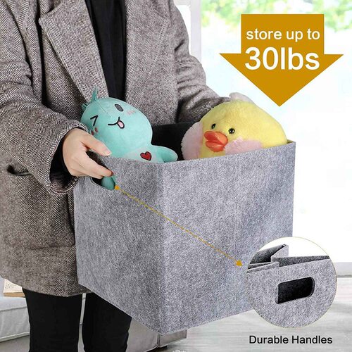 Hot Foldable Storage Squares 4 Pack Square Storage Bins