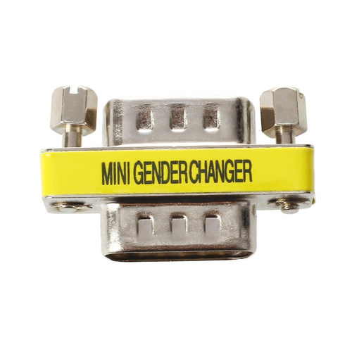 15-Pin HD15 VGA/SVGA M-M Mini Gender Changer