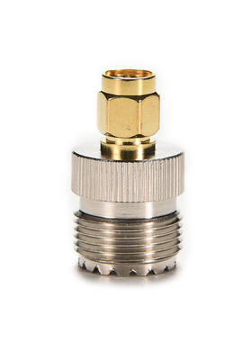 Silvering Adapter SO239 UHF female jack to SMA plug male RF
