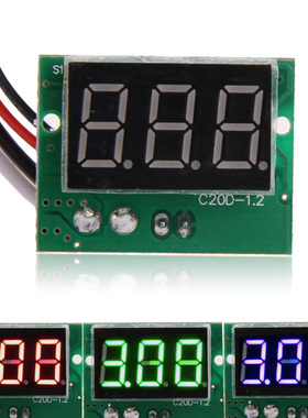 Direct Current DC 0 to 5A 0.36 Inch LED Display Ampermeter P