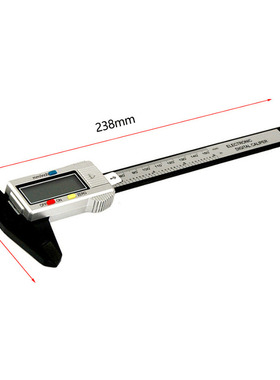 Carbon Fiber Gauge Vernier Calipers Measure 150mm 6inch LCD
