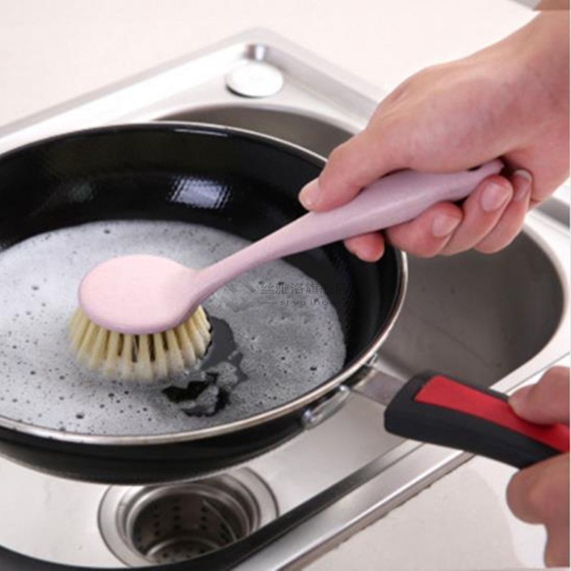 1pc  Long Handle Kitchen tensil Cleaning Brush Sink Cleaner