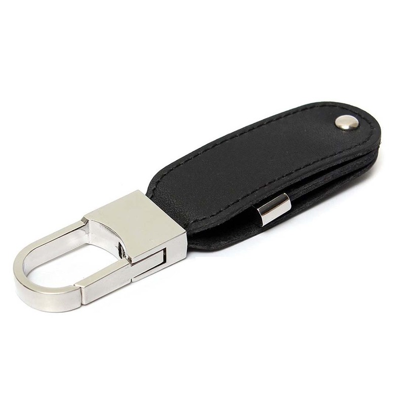 16GB USB key 2.0 Flash Memory Drive U Disk Foldable Leather