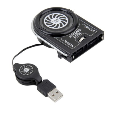 Mini Vacuum Air Extracting USB Cooler Cooling Fan for Notebo