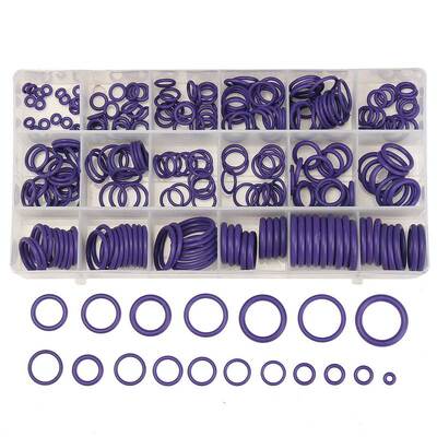 Seal O Ring Gaskets Set 225pcs Purple Rubber Washer Freeship