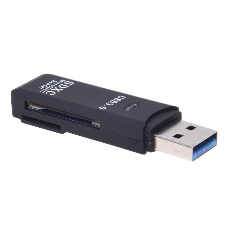 2 in 1 USB 3.0 Micro SD SDXC TF Memory Card Reader Adapter B图片