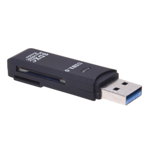 2 in 1 USB 3.0 Micro SD SDXC TF Memory Card Reader Adapter B