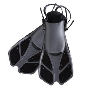 1 Pair Of Flippers Short Adjustable Swimming Fins Adult