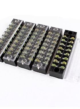 5 pieces 600 V 15 A positions 8 P double file in Barrier scr