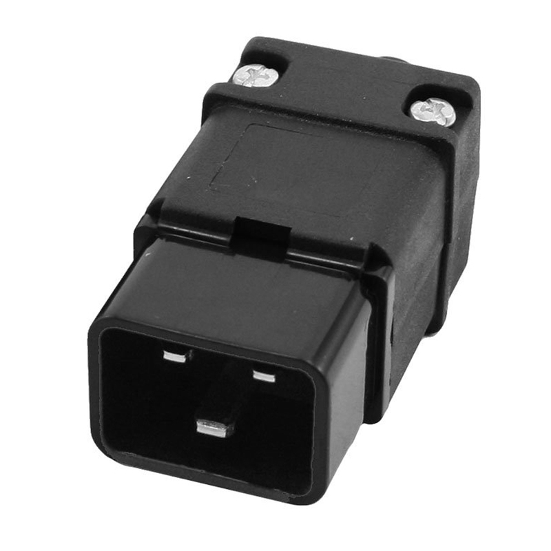 2 in 1 16A 250VAC IEC320 Series C19 Plug C20 Socket for Powe