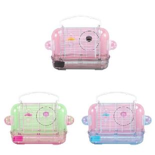 2022 Hamster Cage Travel Carrier Portable Small Breathable