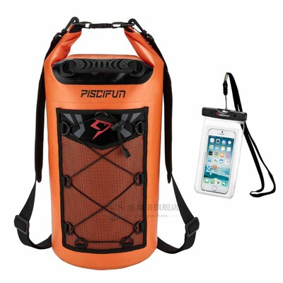 10-40L Waterproof Dry Bag + Phone Case Floating Dry Back Pac