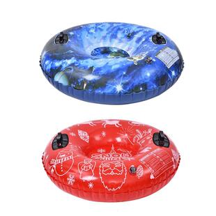 Winter Inflatable Floated Skiing PVC Snow Sled Tire Tube