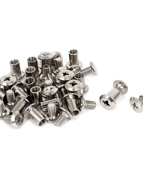 20 sets M6 Rivet Phillip Head Barrel Nuts Countersunk Screw