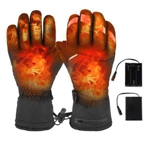 Waterproof Motorcycle Cycling Heated Gloves Touch Screen