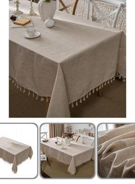 Exquisite Edging  Fashion Tassel Design Table Runner