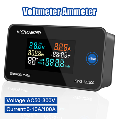 Power Energy Meter Digital LED with Reset Function