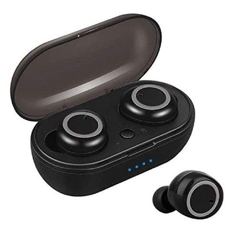 Y50 Bluetooth-compatible Wireless 5.0 Earphone Black Sports