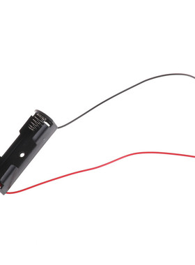 5pcs DIY Black 1.5V AA Case Holder Case With Wire Lead Stora