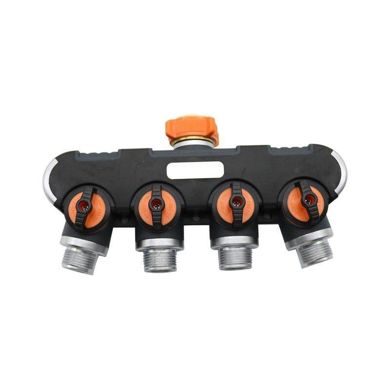 1pc 3/4 inch female thead to male thread 4 way garden water