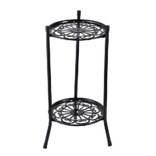 Layer Wrought Iron Stand For Balcony Flower Pot Shelf Home