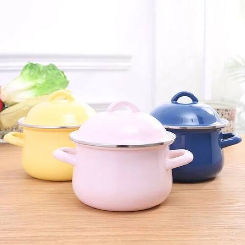16CM1.5L Japanese Style Thick Enamel Enamel Pot Soup Pot
