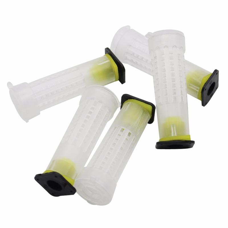 120 pcs 76mm Anti-Bite Bee Queen Cage Protection Cover bee