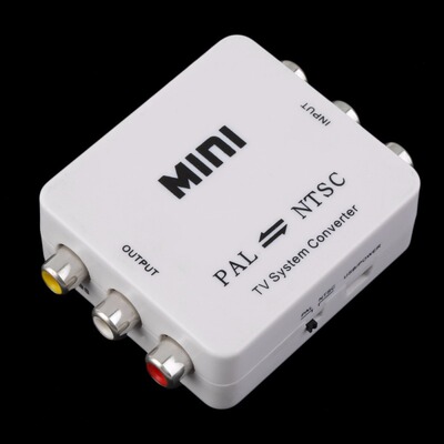 PAL NTSC SECAM To NTSC PAL TV Video System Converter Switche