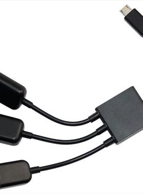 USB 2.0 Micro 5p to 2A Female 1 Micro Port Extention Cable A