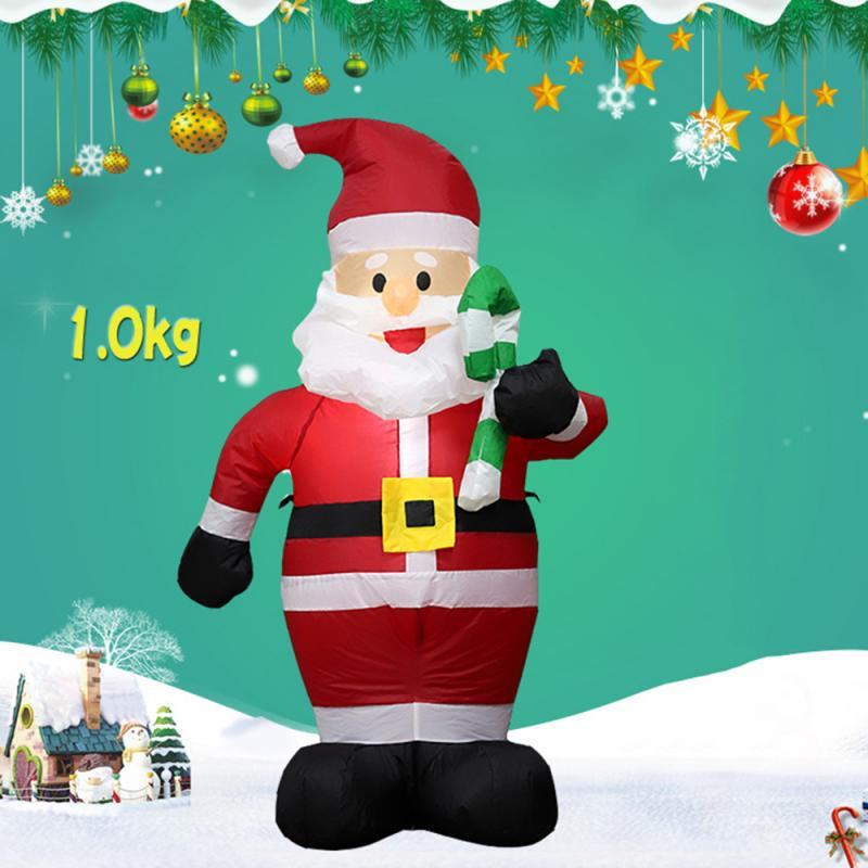 1.2m Inflatable Santa Claus Light Inflatable Christmas