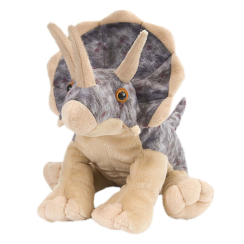 plush dinosaur stuffed toy baby playing with plush toy