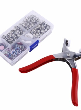 110pcs Mixed Colours Prong Ring Press Studs Snap Fasteners w