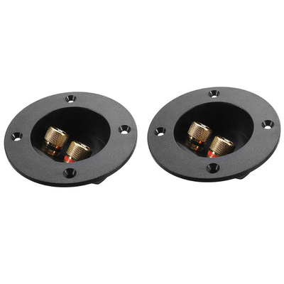 DIY Car Stereo Screw Cup Connectors Subwoofer Plugs 2-Way Sp