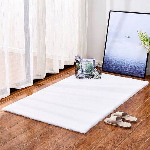 Luxury Fluffy Area Rug Living Room Carpet for Kids Girls