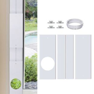 Portable Air Conditioner Window Kit with Adjustable Window