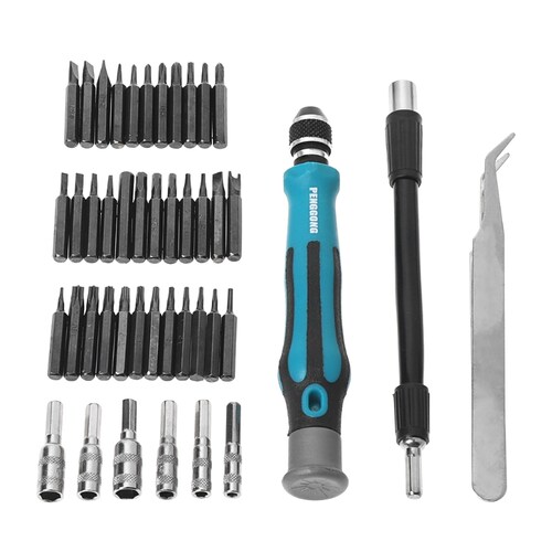 43 Pcs Set Precision Screwdriver Hex Phillips Torx Slotted B