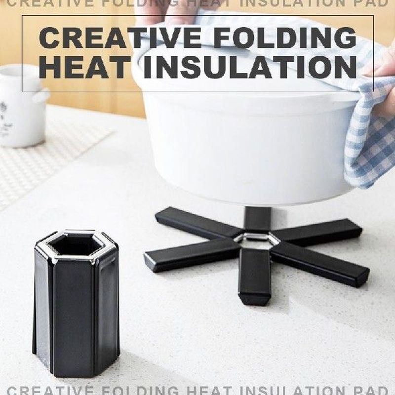1PCS Folding Heat Insulation Pad Anti-slip ABS