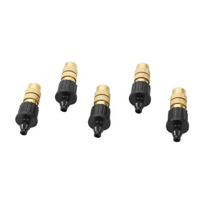 100Pcs Adjustable Atomizing Nozzles 4/7mm Hose Interface