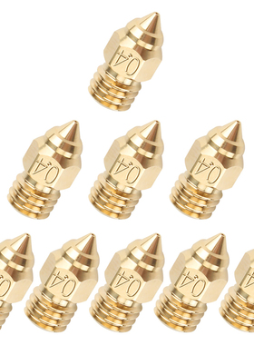 Original Brass Nozzle Extruder Thread Print Head 0.4mm Outpu