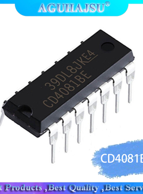 10PCS CD4081BE DIP14 CD4081 DIP 4081 4081BE DIP14 new and or