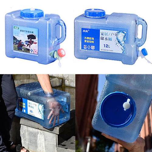 5L 12L Outdoor Car Self-driving Water Storage Bucket With