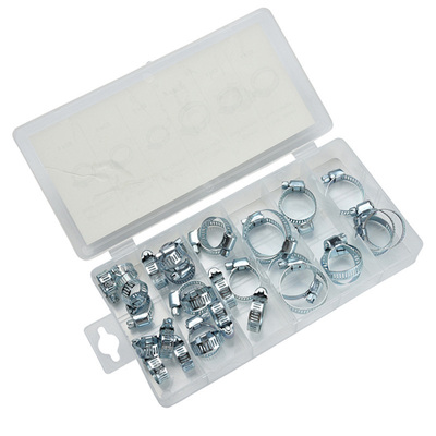 34Pcs Hose Clamp Set With Storage Box Assorted Driver Jubile
