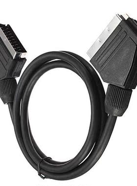 1.5m SCART to SCART Cable Lead Wire with 21 Pins Connected