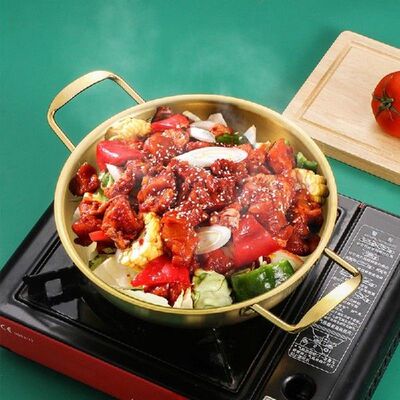 Stainless Steel Frying Pan Non-stick Pan Fried Steak Pot