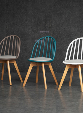 Nordic Dining Chair Backrest Cushion Dining Chairs Designer
