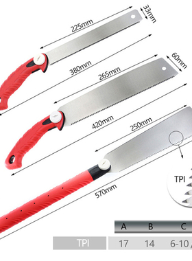 Hand Saw TRP Handle Felling Saw Handheld Woodworking Tool fo