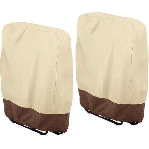 2PCS Outdoor Folding Reclining Chair Cover 190T Waterproof