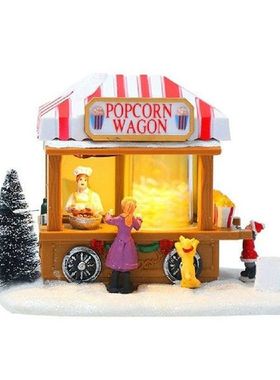 Crafted Polyresin Christmas Catering Van Resin Christmas