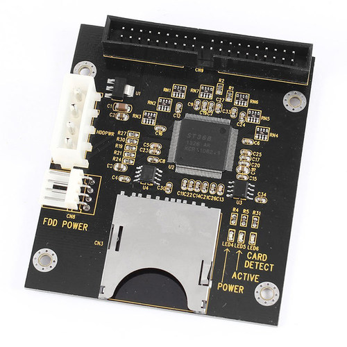 SD SDHC SDXC MMC Card to IDE 40Pin 3.5inch Male Adapter